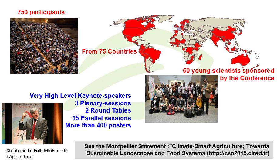 “The third Global Science Conference on Climate-Smart Agriculture (CSA)”